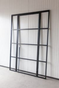 Stahl Meister Stahlmeister Stahl Loft Tuer Stahlrahmen Metall Glas Glastrennwand Windfang Loft Designtuer Bauhaus Schwarz Loftdoor Img 2996