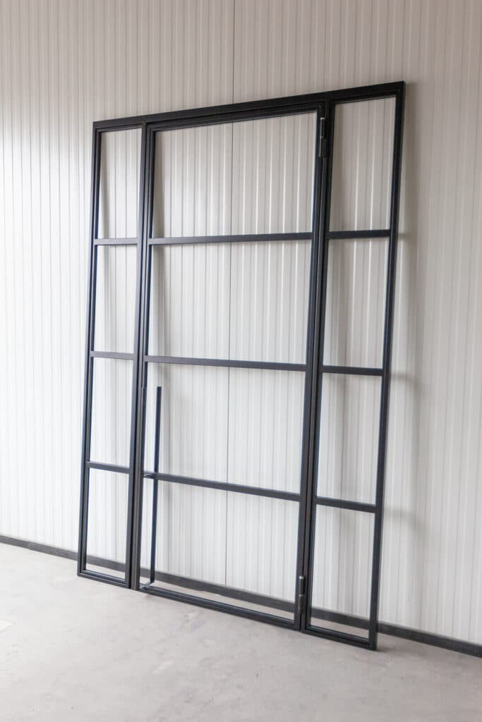 Stahl Meister Stahlmeister Stahl Loft Tuer Stahlrahmen Metall Glas Glastrennwand Windfang Loft Designtuer Bauhaus Schwarz Loftdoor Img 2996