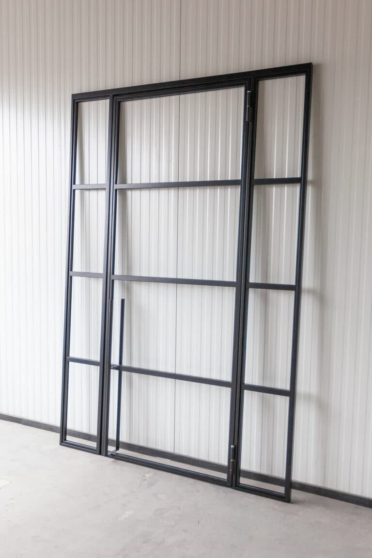 Stahl Meister Stahlmeister Stahl Loft Tuer Stahlrahmen Metall Glas Glastrennwand Windfang Loft Designtuer Bauhaus Schwarz Loftdoor Img 2996