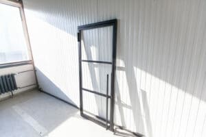 Stahl Meister Stahlmeister Stahl Loft Tuer Stahlrahmen Metall Glas Glastrennwand Windfang Loft Designtuer Bauhaus Schwarz Loftdoor Img 3071