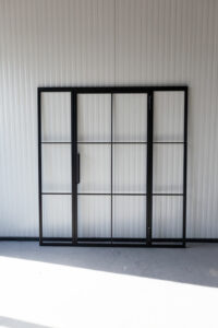 Stahl Meister Stahlmeister Stahl Loft Tuer Stahlrahmen Metall Glas Glastrennwand Windfang Loft Designtuer Bauhaus Schwarz Loftdoor Img 3133