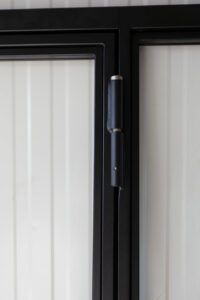 Stahl Meister Stahlmeister Stahl Loft Tuer Stahlrahmen Metall Glas Glastrennwand Windfang Loft Designtuer Bauhaus Schwarz Loftdoor Img 3137