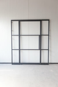 Stahl Meister Stahlmeister Stahl Loft Tuer Stahlrahmen Metall Glas Glastrennwand Windfang Loft Designtuer Bauhaus Schwarz Loftdoor Img 3141