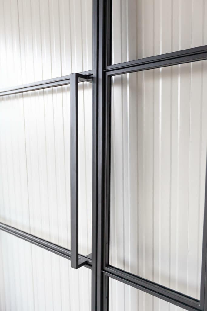 Stahl Meister Stahlmeister Stahl Loft Tuer Stahlrahmen Metall Glas Glastrennwand Windfang Loft Designtuer Bauhaus Schwarz Loftdoor Img 3143