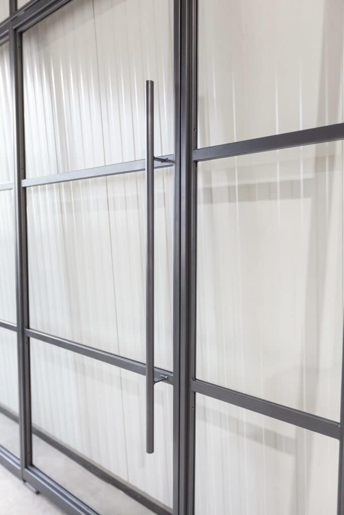 Stahl Meister Stahlmeister Stahl Loft Tuer Stahlrahmen Metall Glas Glastrennwand Windfang Loft Designtuer Bauhaus Schwarz Loftdoor Oberlicht Img 3005