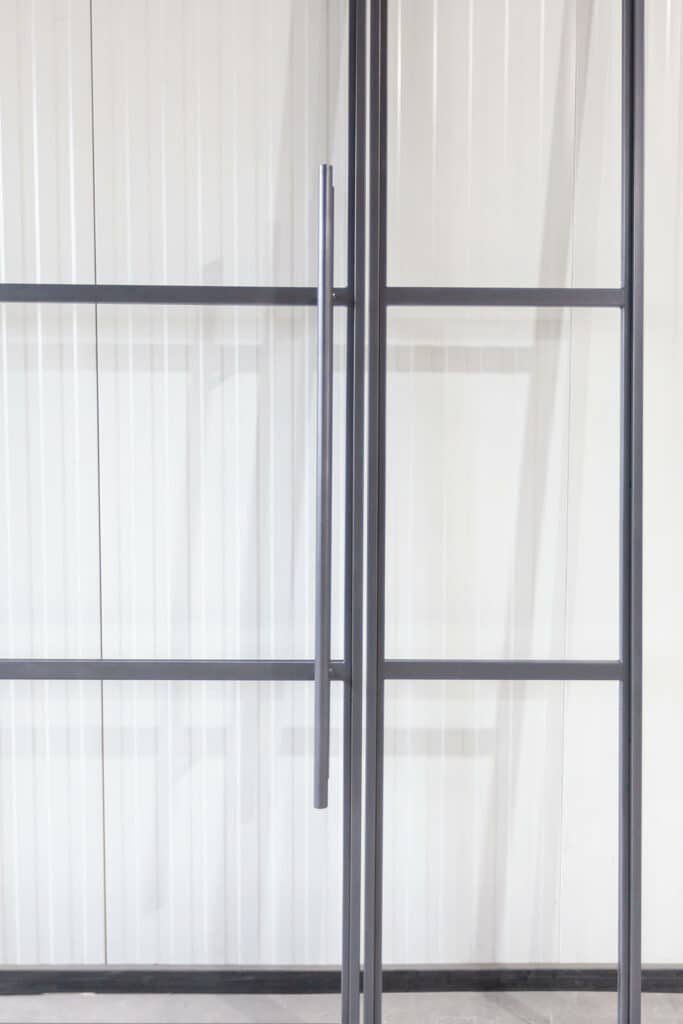 Stahl Meister Stahlmeister Stahl Loft Tuer Stahlrahmen Metall Glas Glastrennwand Windfang Loft Designtuer Bauhaus Schwarz Loftdoor Oberlicht Img 3007