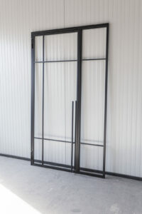 Stahl Meister Stahlmeister Stahl Loft Tuer Stahlrahmen Metall Glas Glastrennwand Windfang Loft Designtuer Bauhaus Schwarz Loftdoor Stahltuer Img 3102