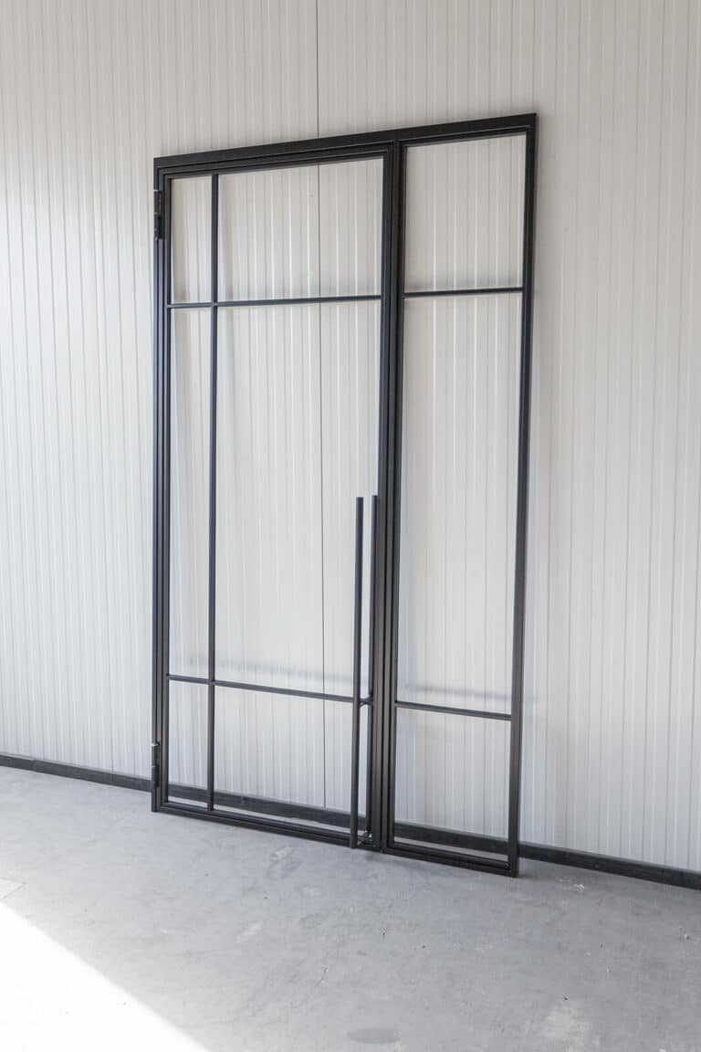 Stahl Meister Stahlmeister Stahl Loft Tuer Stahlrahmen Metall Glas Glastrennwand Windfang Loft Designtuer Bauhaus Schwarz Loftdoor Stahltuer Img 3102