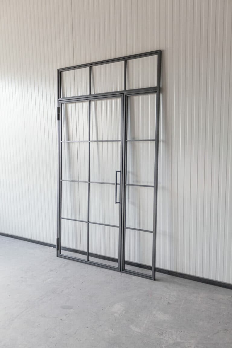 Stahl Meister Stahlmeister Stahl Loft Tuer Stahlrahmen Metall Glas Glastrennwand Windfang Loft Designtuer Bauhaus Schwarz Loftdoor Stahltuer Img 3110