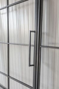 Stahl Meister Stahlmeister Stahl Loft Tuer Stahlrahmen Metall Glas Glastrennwand Windfang Loft Designtuer Bauhaus Schwarz Loftdoor Stahltuer Img 3112