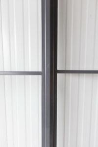 Stahl Meister Stahlmeister Tuer Lofttuer Glastrennwand Schiebetuer Glastuer Windfang Raumtrenner Doppeltuer Stahlrahmen Loft Schwarzstahl Bauhaus Tuer Loft Door Img 3183