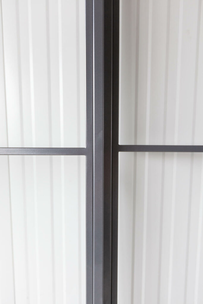 Stahl Meister Stahlmeister Tuer Lofttuer Glastrennwand Schiebetuer Glastuer Windfang Raumtrenner Doppeltuer Stahlrahmen Loft Schwarzstahl Bauhaus Tuer Loft Door Img 3183