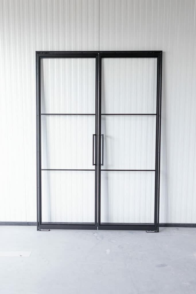 Stahl Meister Pivot Schwingtuer Doppeltuer Stahl Loft Tuer Designtuer Glasrahmen Glas Stahlrahmen Metall Rahmen Designtuer Windfang Tuer 826a0419