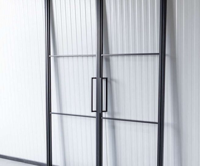 Stahl Meister Pivot Schwingtuer Doppeltuer Stahl Loft Tuer Designtuer Glasrahmen Glas Stahlrahmen Metall Rahmen Designtuer Windfang Tuer 826a0420