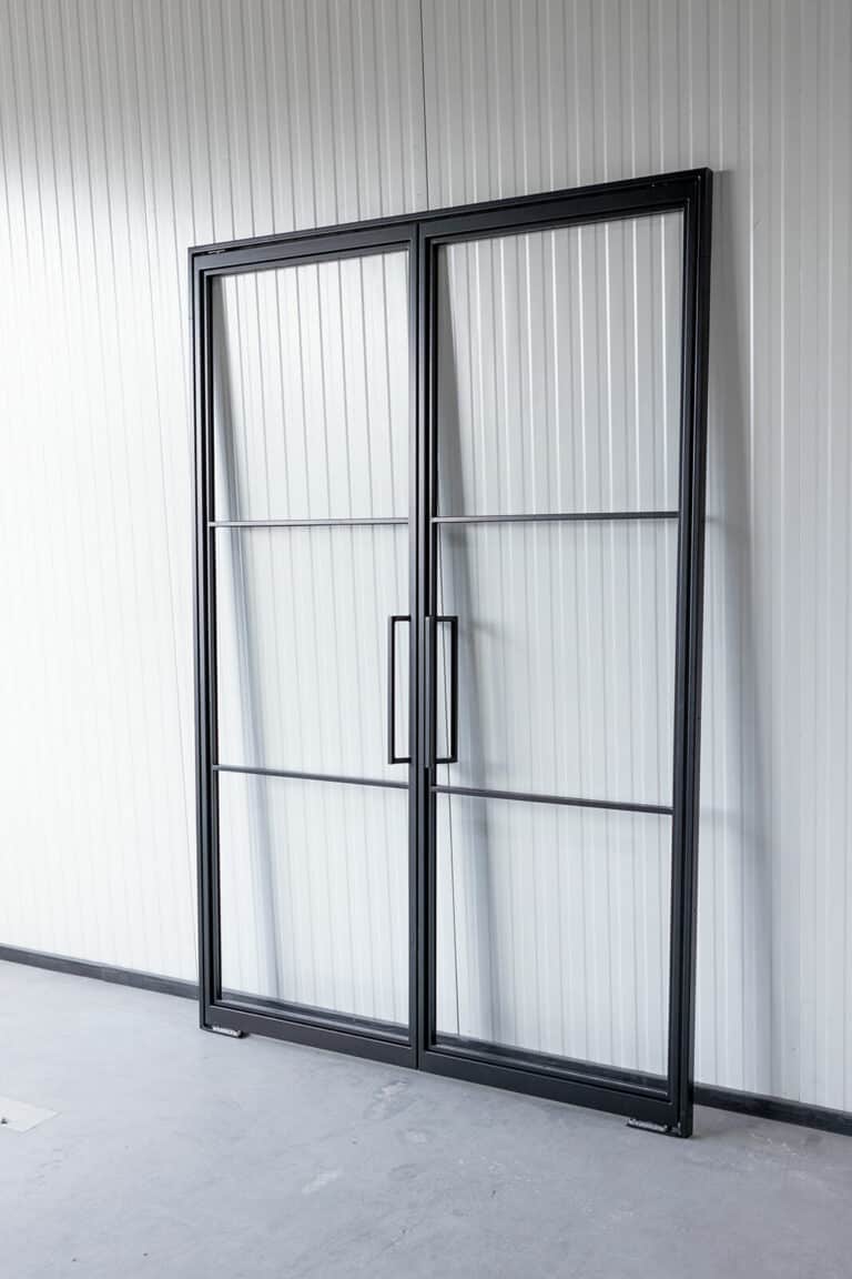 Stahl Meister Pivot Schwingtuer Doppeltuer Stahl Loft Tuer Designtuer Glasrahmen Glas Stahlrahmen Metall Rahmen Designtuer Windfang Tuer 826a0420