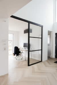 Stahl Meister Schiebetuer Stahl Loft Tuer Glastuer Stahlrahmen Schwarz Lofttuer Metall Raumtrenner Windfang Glastrennwand 826a0444, Metallbau und Lofttüren aus Dessau