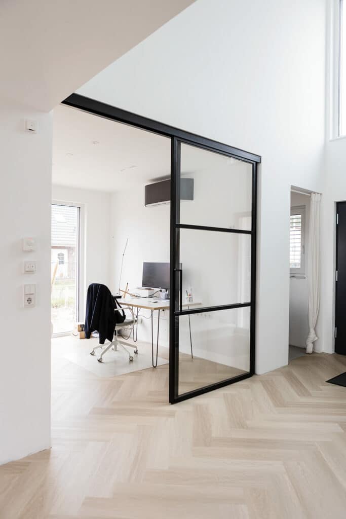 Stahl Meister Schiebetuer Stahl Loft Tuer Glastuer Stahlrahmen Schwarz Lofttuer Metall Raumtrenner Windfang Glastrennwand 826a0444, Metallbau und Lofttüren aus Dessau