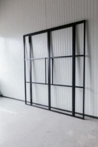 Stahl Meister Stahlmeister Lofttuer Doppeltuer Lofftueren Stahl Loft Tuer Glastrenwand Windfang Designtuer Raumtrenner Drehtuer Bauhaus Designtuer Glastuer Metall Img 3231