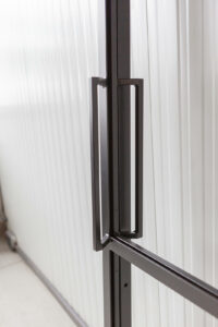 Stahl Meister Stahlmeister Schiebetuer Stahl Loft Tuer Glastuer Stahlrahmen Schwarz Lofttuer Metall Raumtrenner Windfang Glastrennwand Img 3273