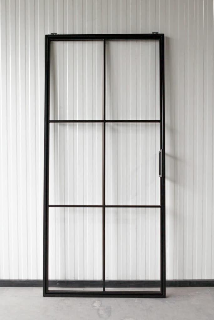 Stahl Meister Stahlmeister Schiebetuer Stahl Loft Tuer Glastuer Stahlrahmen Schwarz Lofttuer Metall Raumtrenner Windfang Img 3263
