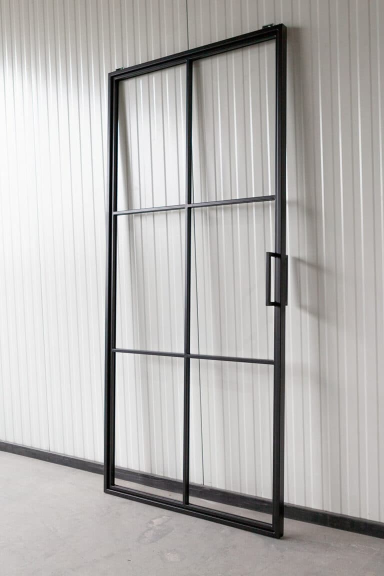 Stahl Meister Stahlmeister Schiebetuer Stahl Loft Tuer Glastuer Stahlrahmen Schwarz Lofttuer Metall Raumtrenner Windfang Img 3265