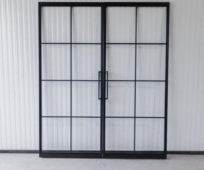 Stahl Meister Stahlmeister Stahl Loft Tuer Doppeltuer Pivot Schwingtuer Designtuer Stahlrahmen Loftdoor Windfang Raumtrenner Img 3247