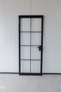 Stahl Meister Stahlmeister Stahl Loft Tuer Einzeltuer Drehtuer Designtuer Stahlrahmen Loftdoor Windfang Raumtrenner Iimg 3250