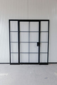 Stahl Meister Stahlmeister Stahl Loft Tuer Einzeltuer Glastrennwand Pivot Schwingtuer Designtuer Stahlrahmen Loftdoor Windfang Raumtrenner Img 3255