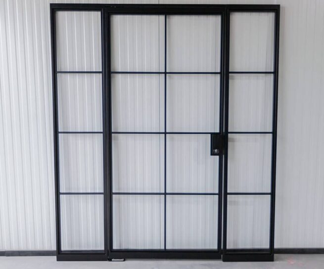Stahl Meister Stahlmeister Stahl Loft Tuer Einzeltuer Glastrennwand Pivot Schwingtuer Designtuer Stahlrahmen Loftdoor Windfang Raumtrenner Img 3255