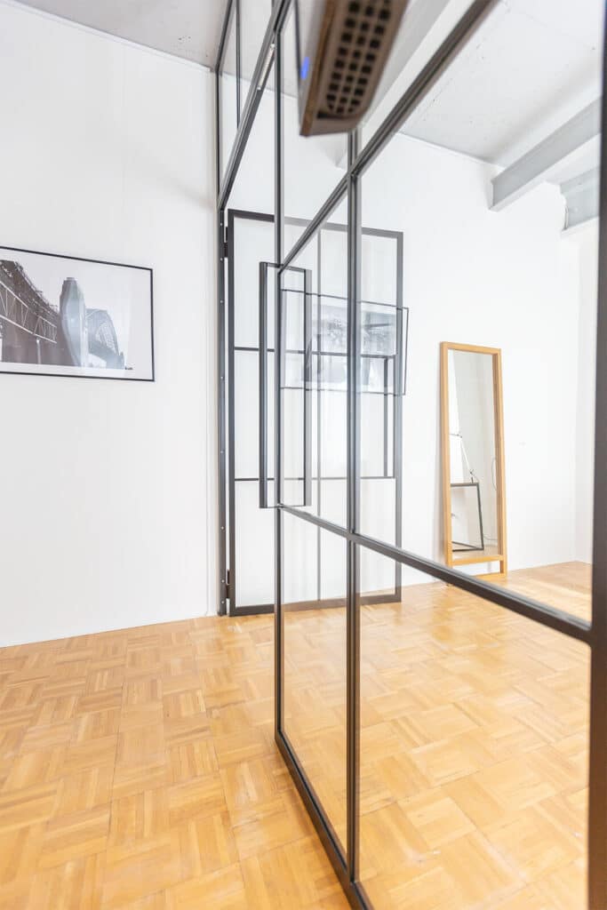 Stahl Meister Doppeltuer Lofttuer Drehtuer Windfang Stahl Loft Tuer Oberlicht Green Residence Offenbach 826a0698