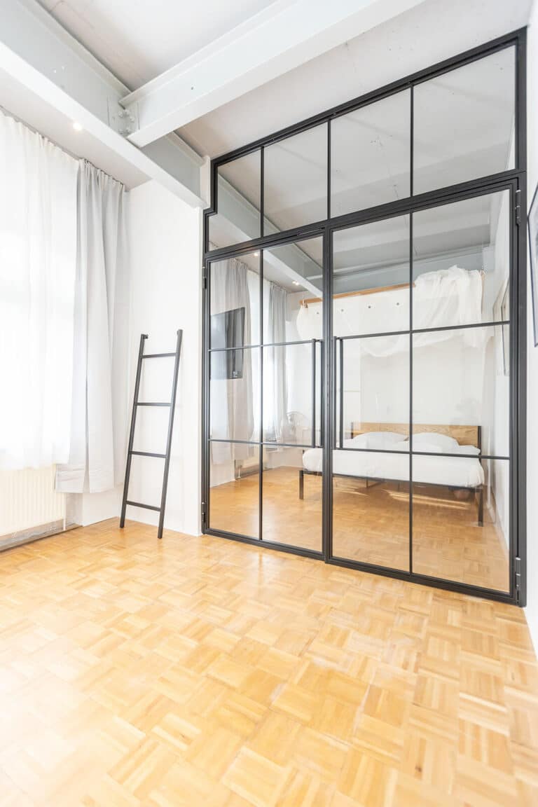 Stahl Meister Doppeltuer Lofttuer Drehtuer Windfang Stahl Loft Tuer Oberlicht Green Residence Offenbach 826a0709