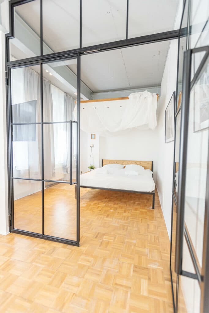 Stahl Meister Doppeltuer Lofttuer Drehtuer Windfang Stahl Loft Tuer Oberlicht Green Residence Offenbach 826a0716