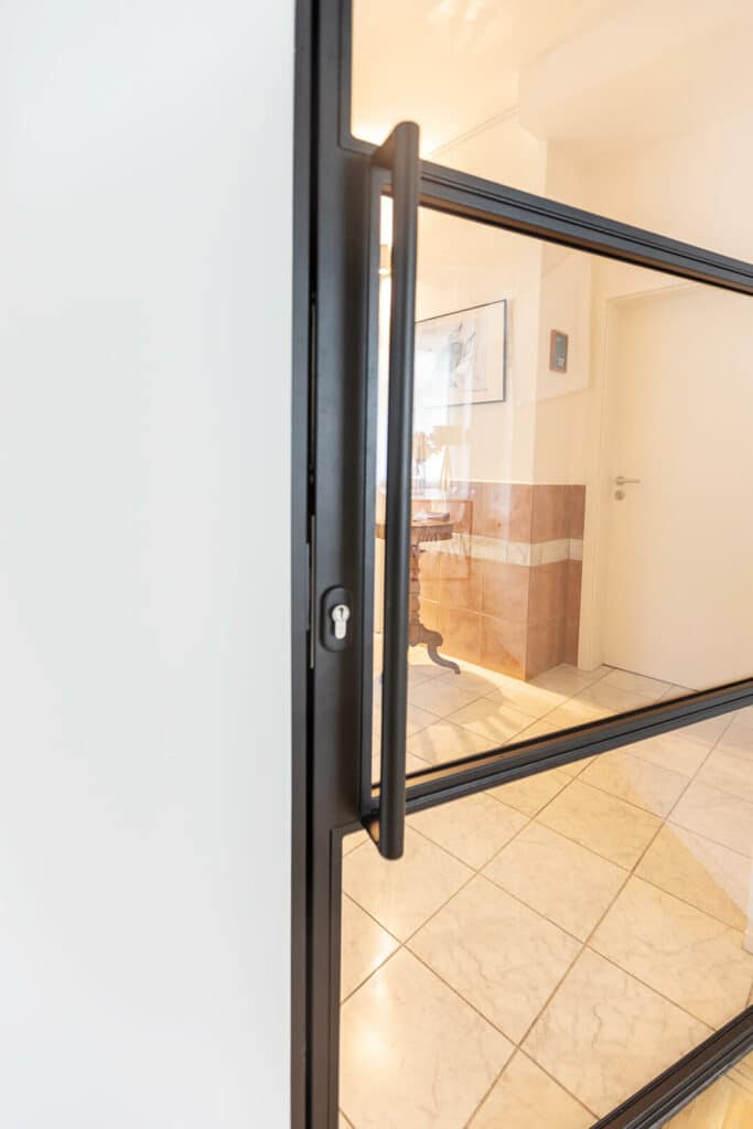 Stahl Meister Lofttuer Drehtuer Windfang Stahl Loft Tuer Glastuer Green Residence Offenbach 826a0806