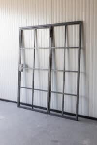 Stahl Meister Stahl Loft Tuer Glastrennwand Drehtuer Glastuer Metalltuer Windfang Loft Designtuer Bauhaustuer Schlosskasten Abschliessen Schloss Tuerdruecker 826a0468