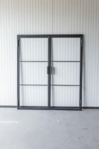 Stahl Meister Stahl Loft Tuer Doppeltuer Drehtuer Windfang Designtuer Stahlrahmen Metall Glastuer Bauhaustuer 826a0481