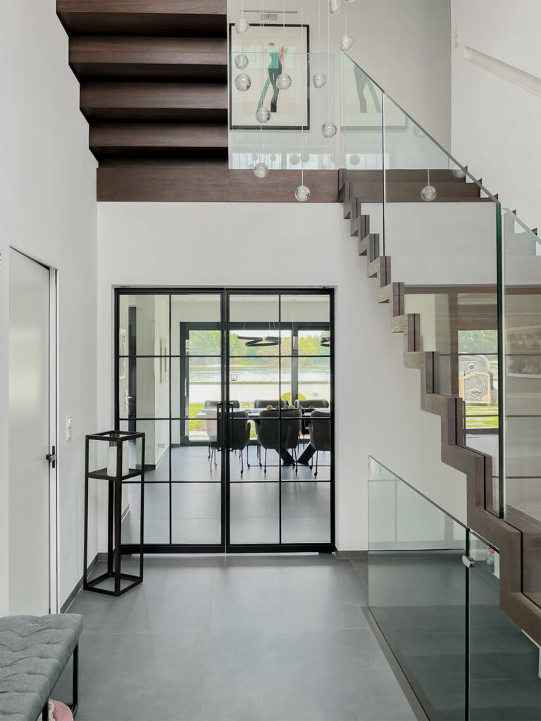 Stahl Meister Stahl Loft Tuer Pendeltuer Doppeltuer Pivot Schwingtuer Designtuer Stahlrahmen Loftdoor Windfang Raumtrenner Img 7815