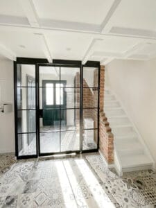 Stahl Meister Stahlmeister Loft Tuer Einzeltuer Pivot Schwingtuer Designtuer Stahlrahmen Loftdoor Windfang Raumtrenner Glastrennwand Img 8036