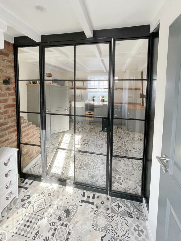 Stahl Meister Stahlmeister Stahl Loft Tuer Einzeltuer Pivot Schwingtuer Designtuer Stahlrahmen Loftdoor Windfang Raumtrenner Glastrennwand Img 8034