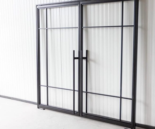 Stahl Meister Stahlmeister Stahl Loft Tuer Glastrennwand Pivot Stahlrahmen Stahltuer Glastuer Windfang Schwingtuer Seitenteil Lofttuer Doppeltuer 826a0847