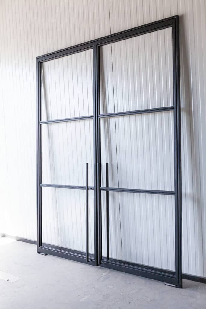 Stahl Meister Stahlmeister Stahl Loft Tuer Lofttuer Doppeltuer Designtuer Pivot Pivot Tuer Schwingtuer Pendeltuer Windfang Stahlrahmen Metalltuer Img 3287