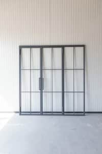 Stahl Meister Tuer Doppeltuer Drehtuer Glastrennwand Stahltuer Glastuer Windfang Bauhaus Tuer Metall Filigraner Rahmen 826a0492