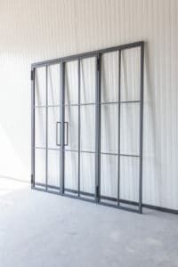 Stahl Meister Tuer Doppeltuer Drehtuer Glastrennwand Stahltuer Glastuer Windfang Bauhaus Tuer Metall Filigraner Rahmen 826a0493