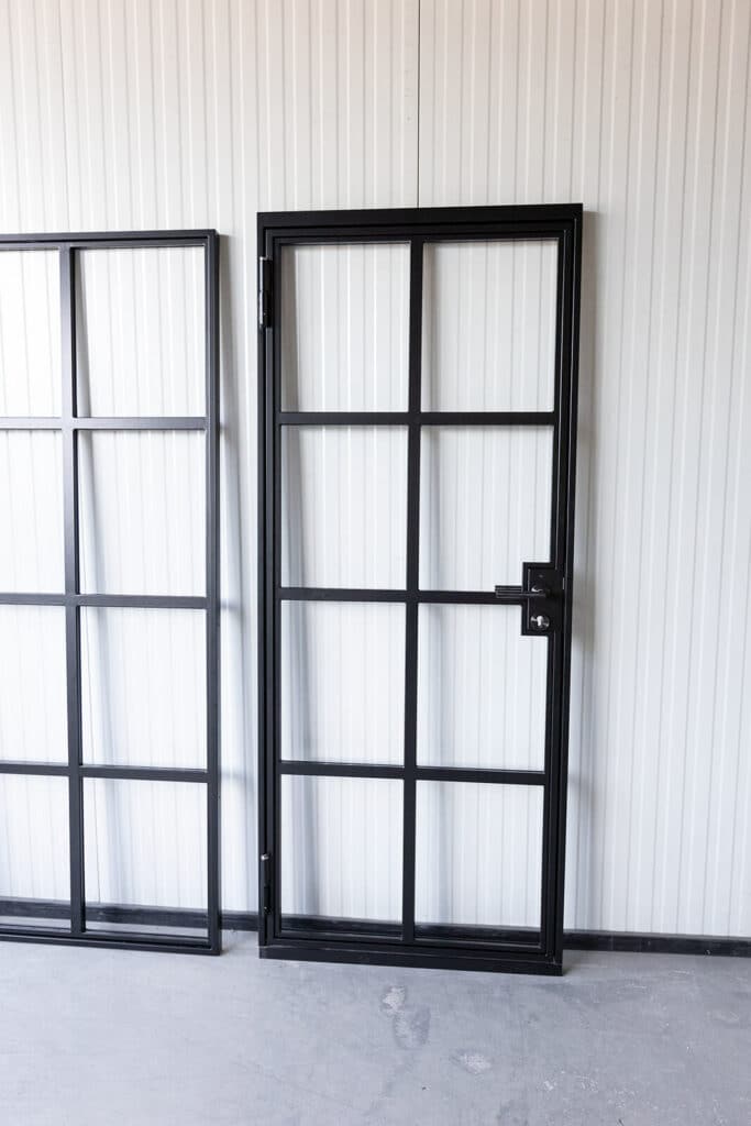 Stahl Meister Loftuer Drehtuer Stahl Loft Tuer Glastrennwand Glastuer Schwarz Lofttueren 826a0946