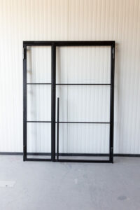 Stahl Meister Stahl Loft Tuer Doppeltuer Seitenteil Drehtuer Bedarfsflugel Standfluegel Riegel Windfang Raumtrenner Lofftuer 826a0923