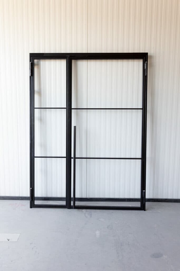 Stahl Meister Stahl Loft Tuer Doppeltuer Seitenteil Drehtuer Bedarfsflugel Standfluegel Riegel Windfang Raumtrenner Lofftuer 826a0923