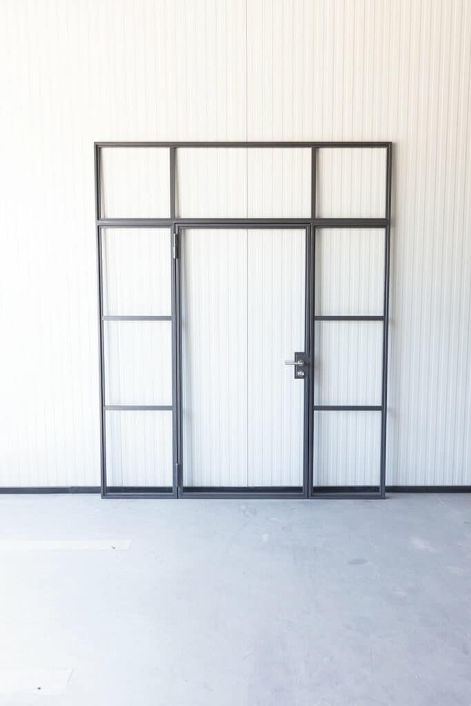 Stahl Meister Stahl Loft Tuer Glastrennwand Drehtuer Lofttuer Windfang Raumtrenner Stahltuer Glastuer Loftdoor Db703 Eisenglimmer 826a0883