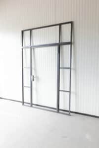 Stahl Meister Stahl Loft Tuer Glastrennwand Drehtuer Lofttuer Windfang Raumtrenner Stahltuer Glastuer Loftdoor Db703 Eisenglimmer 826a0890