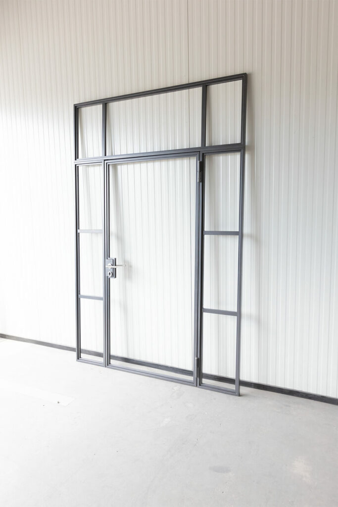 Stahl Meister Stahl Loft Tuer Glastrennwand Drehtuer Lofttuer Windfang Raumtrenner Stahltuer Glastuer Loftdoor Db703 Eisenglimmer 826a0890