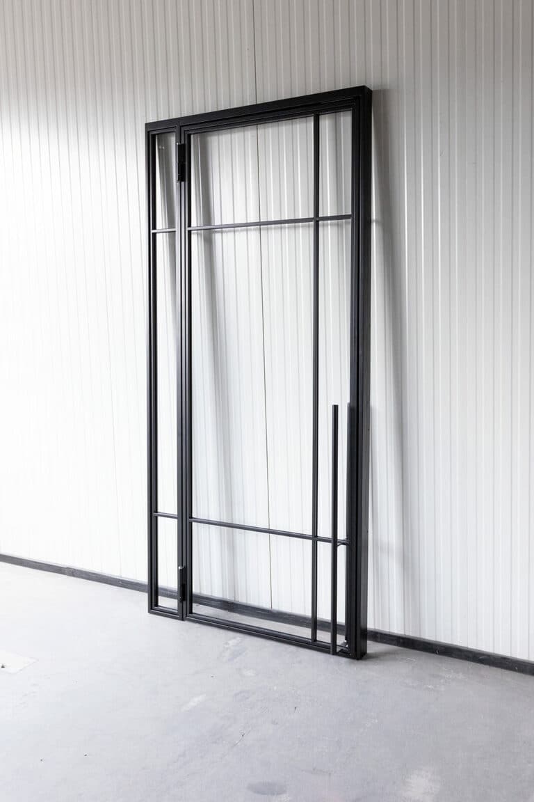 Stahl Meister Stahl Loft Tuer Lofttuer Drehtuer Zimmertuer Glastuer Windfang Raumtrenner Seitenteil Designtuer Bauhaustuer 826a0948