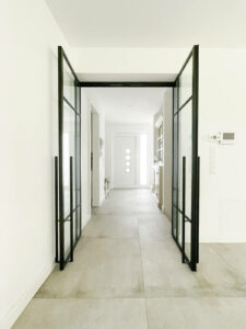 Stahl Meister Stahlmeister Loft Tuer Doppeltuer Drehtuer Windfang Glasrahmen Stahltuer Designtuer Glastuer 2